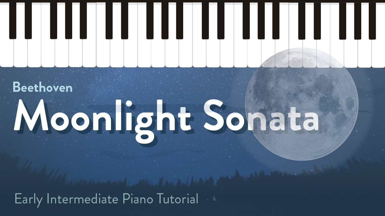 How to Play Moonlight Sonata by Beethoven | Sheet Music & Piano Tutorial