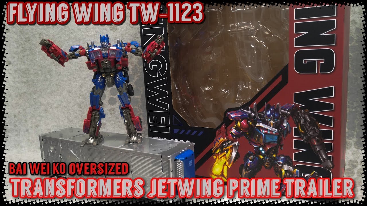 Обзор гигантского трейлера Jetwing от Bai Wei Flying Wing KO для сериала Optimus Prime от Transfo...