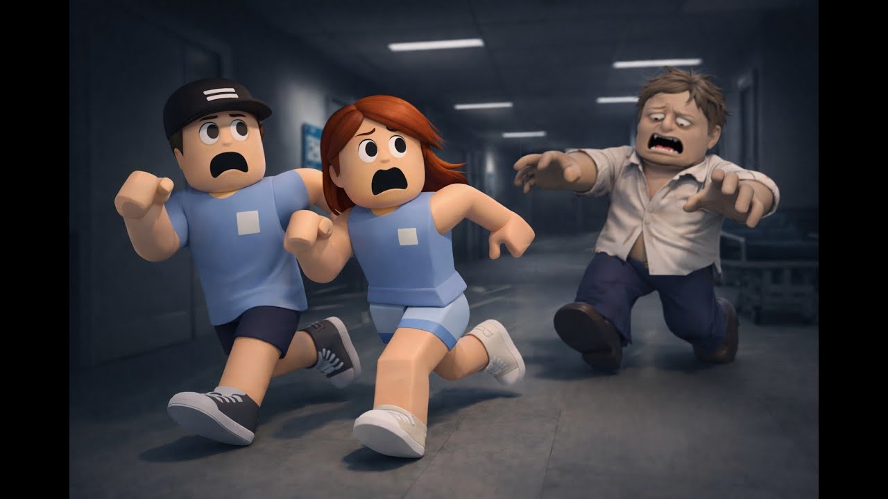 Roblox_ escapamos do hospital zumbi.