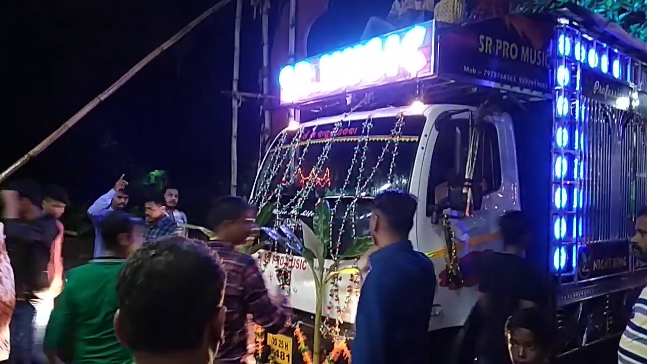 2019 kaunri jatra procession in night at champatipur, nayagarh