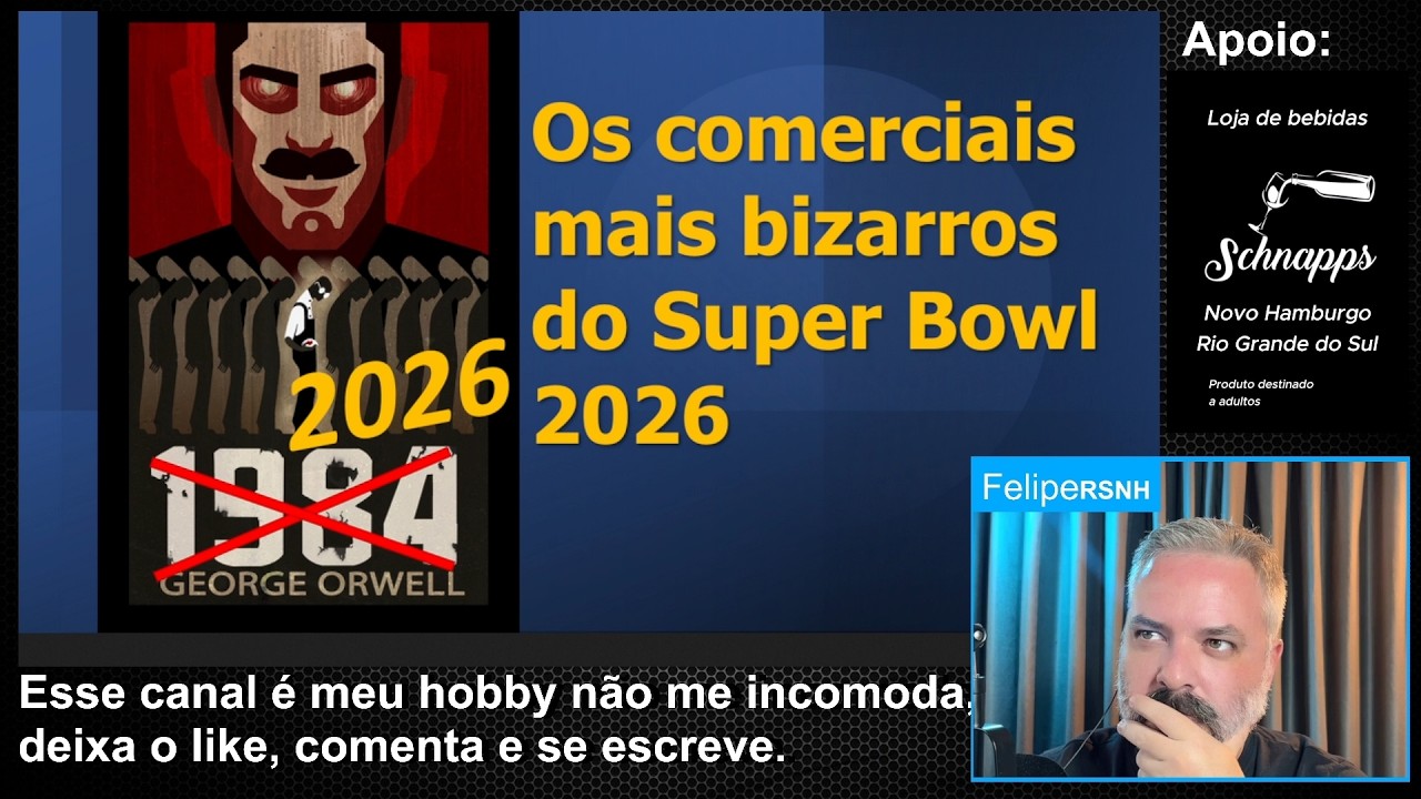 Comerciais bizarros do Super Bowl 2026