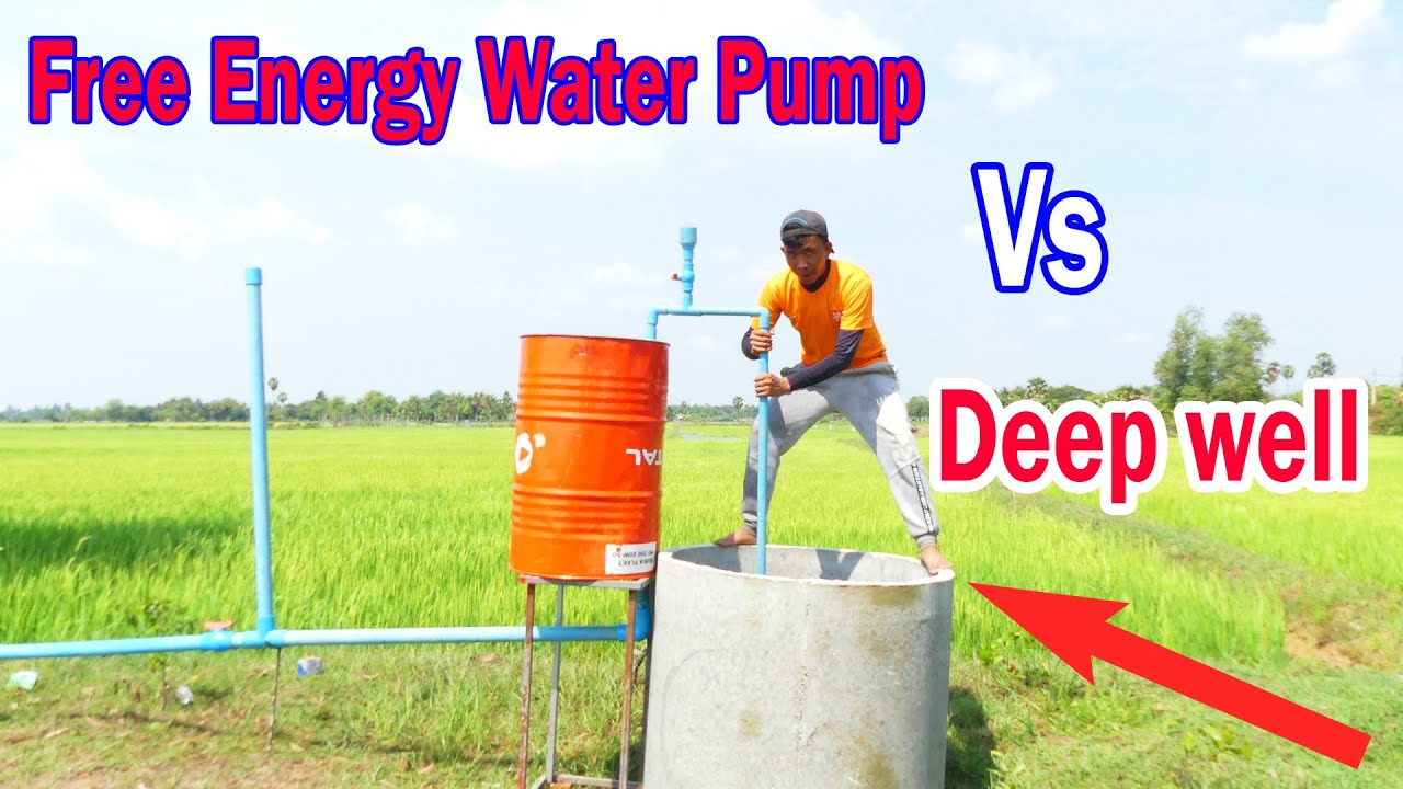 Deep Well - How to make free Energy water tank from Deep Well About 7 meters Deep  By Very Smoothly!