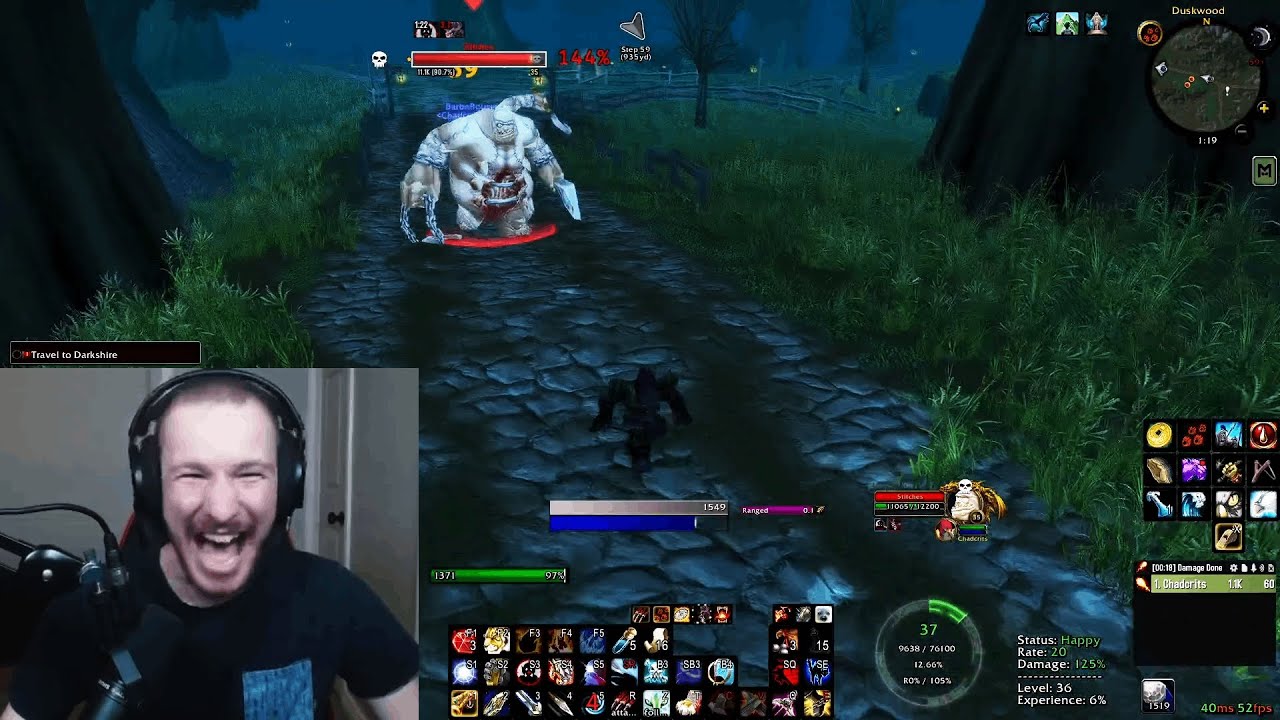 Survival Hunter Solo Stiches in Classic Wow Hardcore