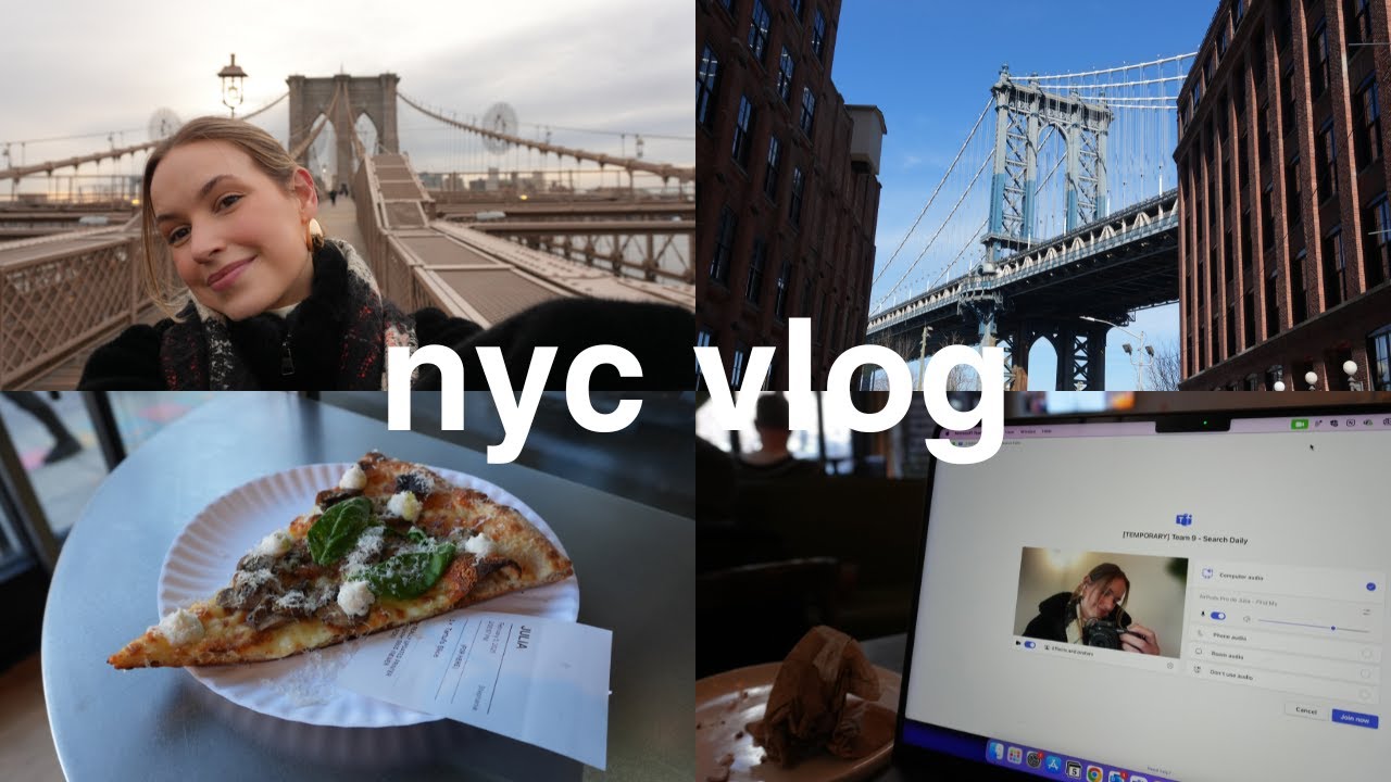 Minha rotina, mas em Nova York