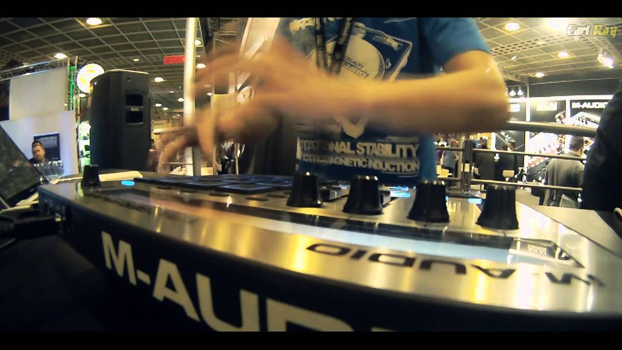Carl Rag - M-Audio Trigger Finger Pro Demo (Musikmesse 2014)