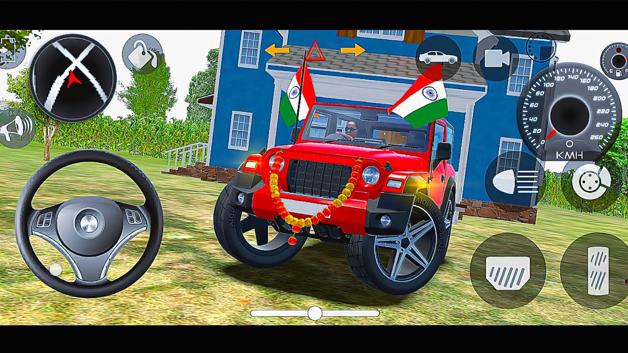 Modified Mahindra Thar😈Games: Indian Thar (Gadi Wala Games) Car Game Android Game - Android Gameplay