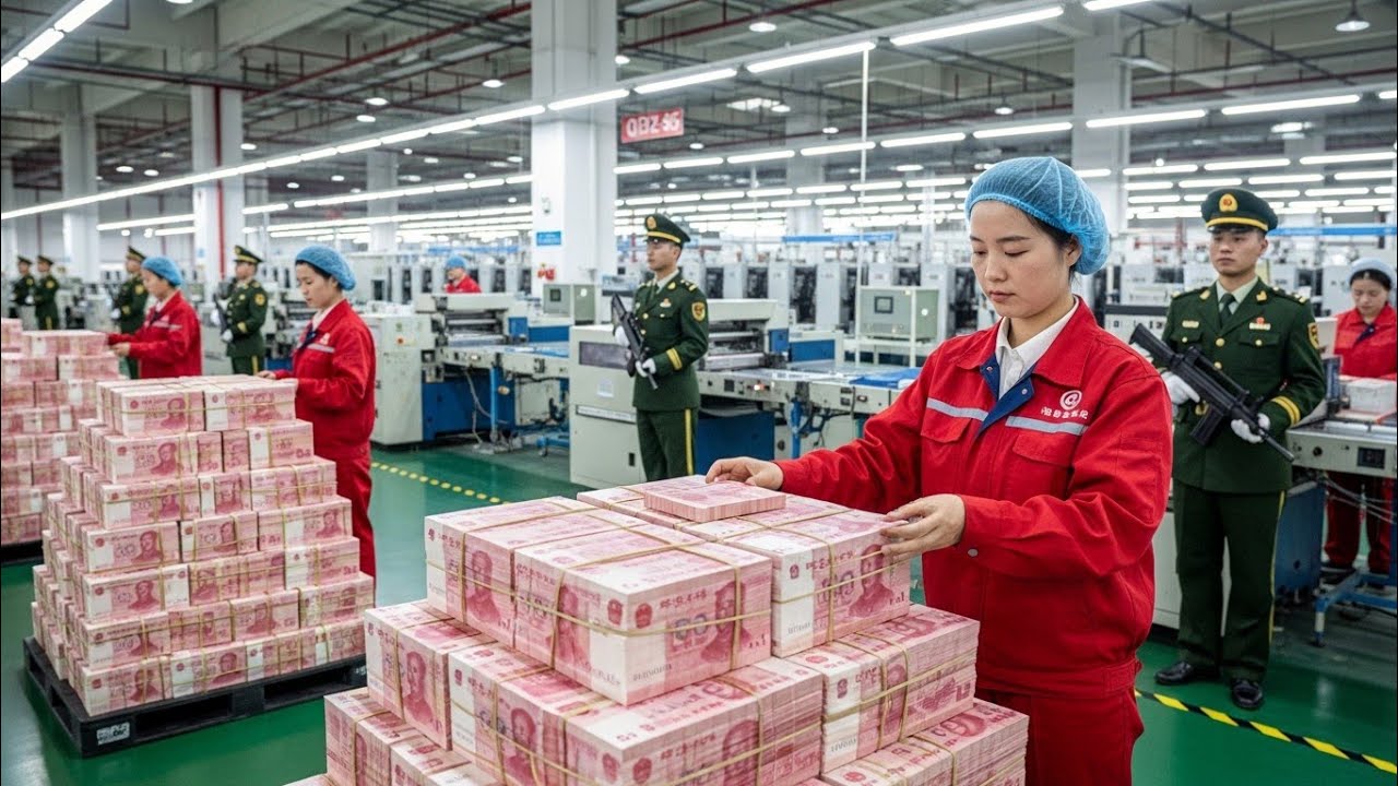 Inside China's Secret Money Printing Factory – How $2B in Banknotes Are Made Daily