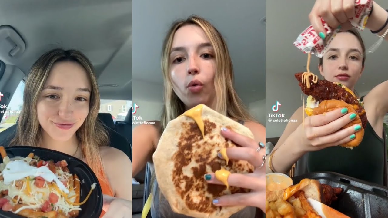 BEST bites of &lsquo;Colettefiona&rsquo; Mukbang Tiktok compilation