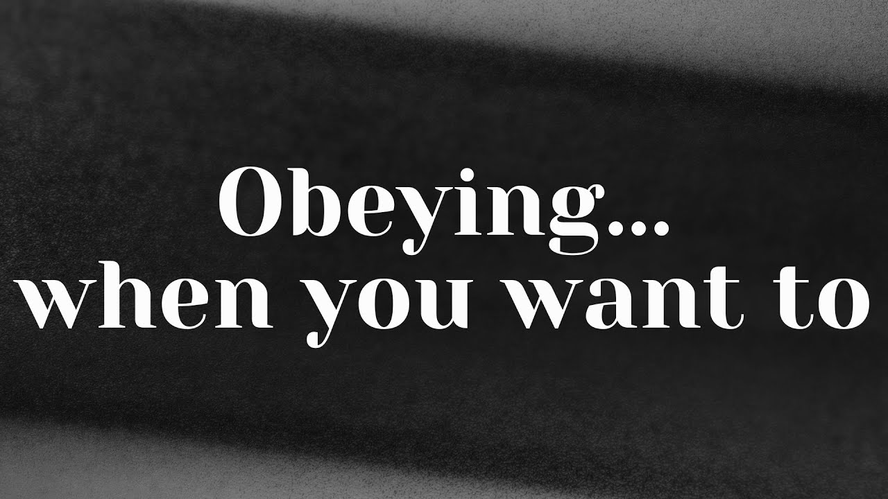 Selective Obedience