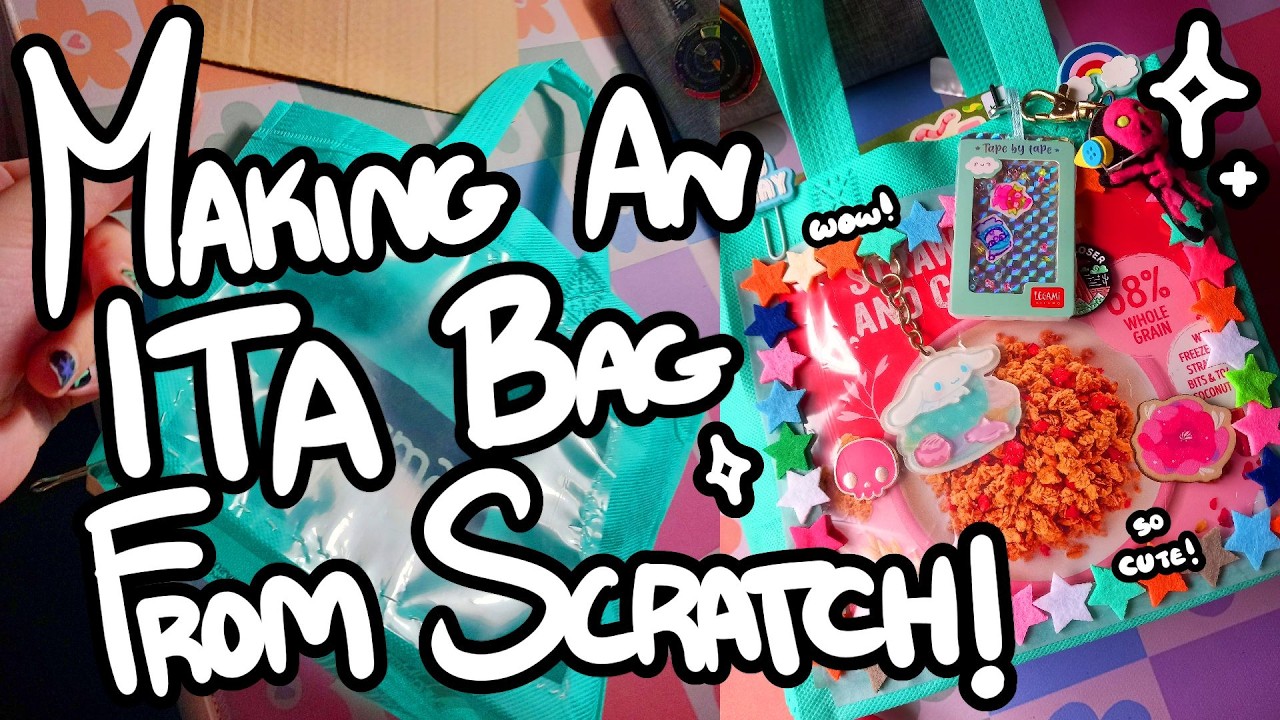 Make Your OWN ITA BAG On A Budget! | tutorial, decorating