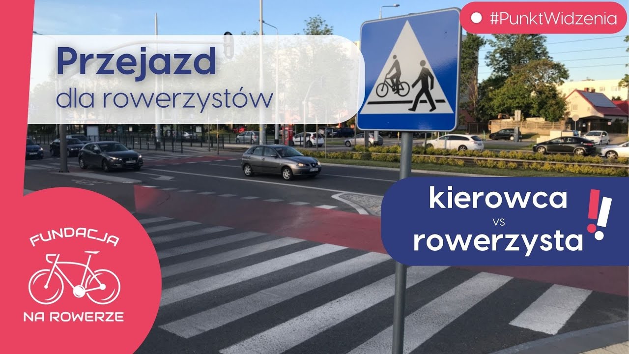#PunktWidzenia: Rowerzysta i Kierowca na przejeździe dla rowerzystów - #punktwidzenia