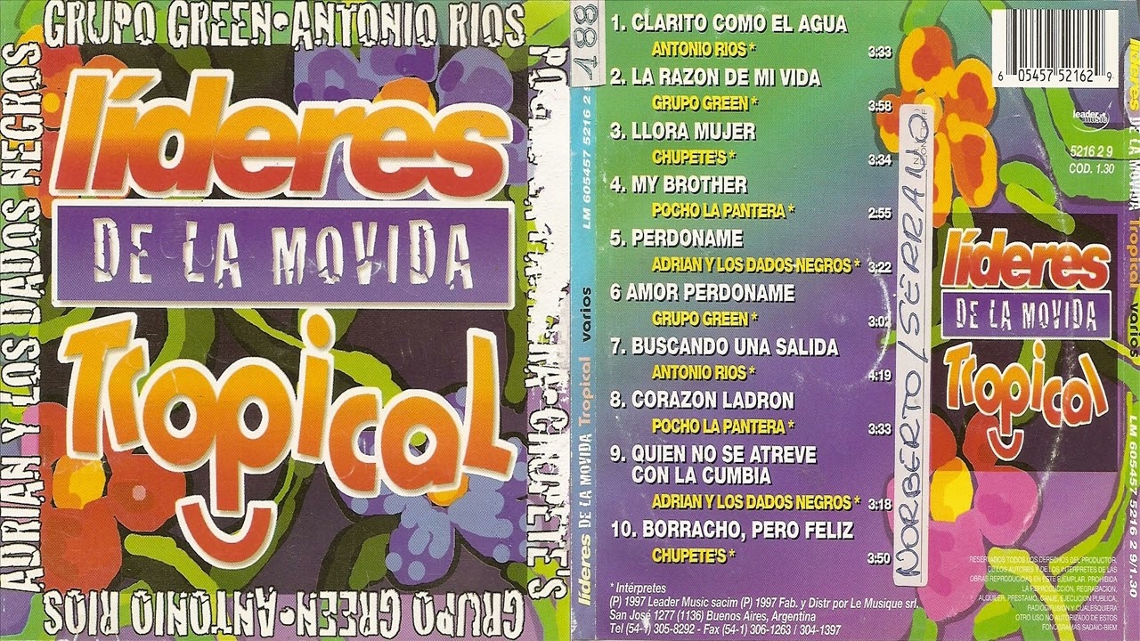 VA / Lideres de la Movida Tropical 1997 / MDJVE