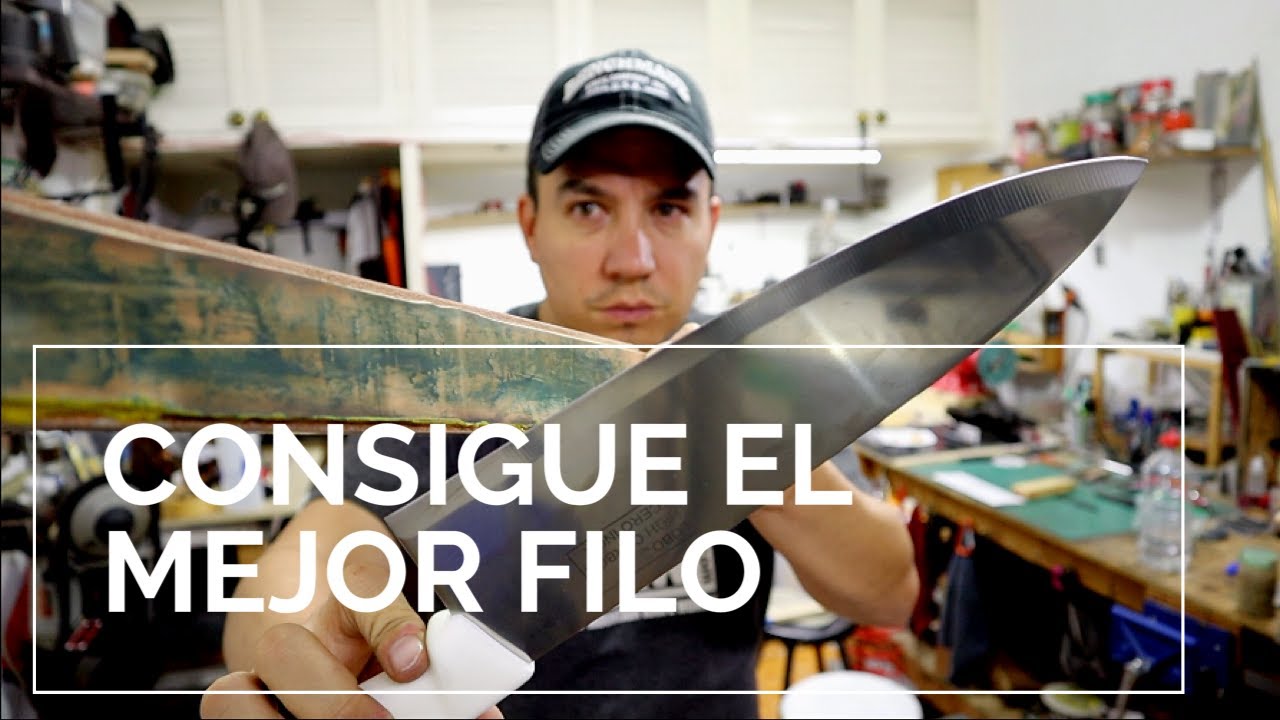 ✅ Filo MAXIMO que rasura en TODOS tus cuchillos ✅