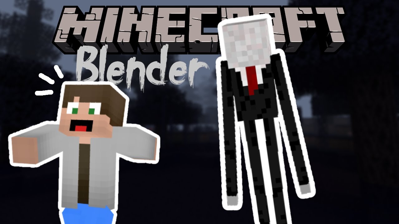 SLENDERMAN ME LOVI V MINECRAFTU!! | Minecraft Blender