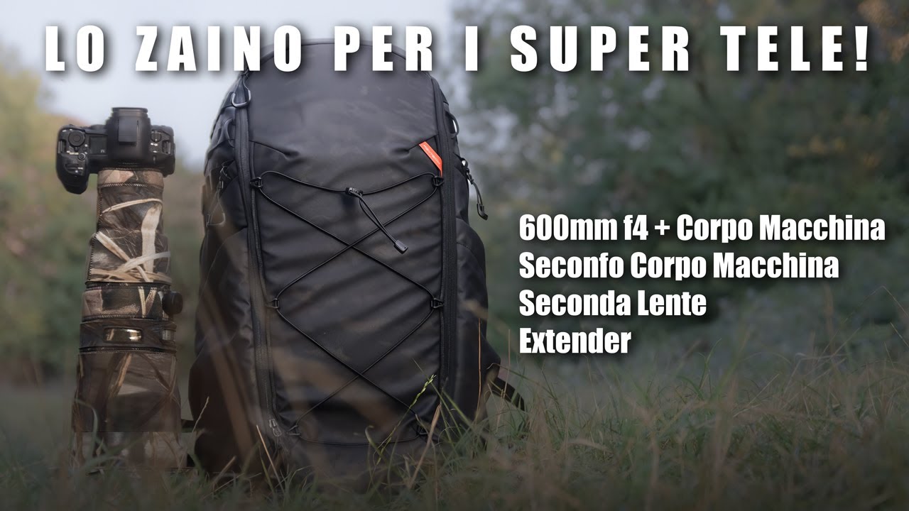 Lo Zaino Definitivo per Super Teleobiettivi! (400mm, 500mm 600mm,1200mm) - PGYTECH OneMo Pro ST