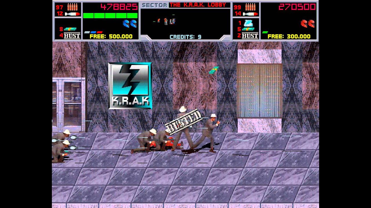 Narc arcade 2 player 60fps