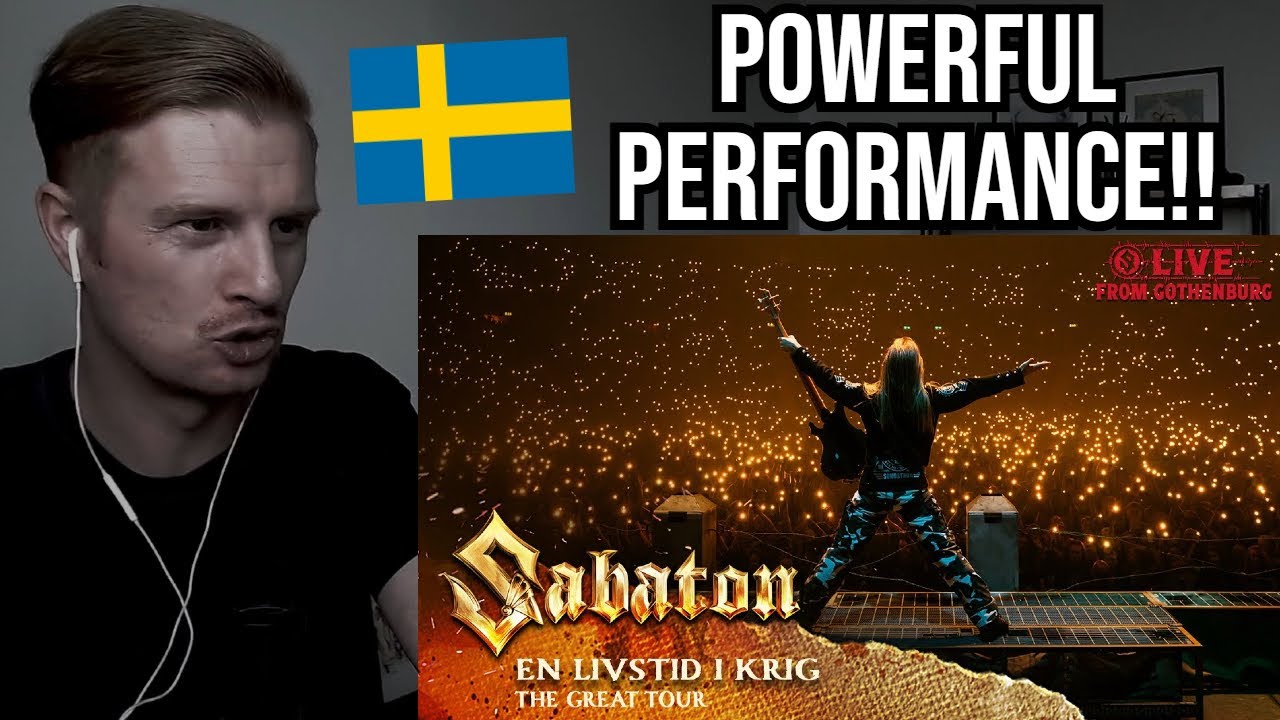 Reaction To SABATON - En Livstid I Krig (Live - The Great Tour - Gothenburg)