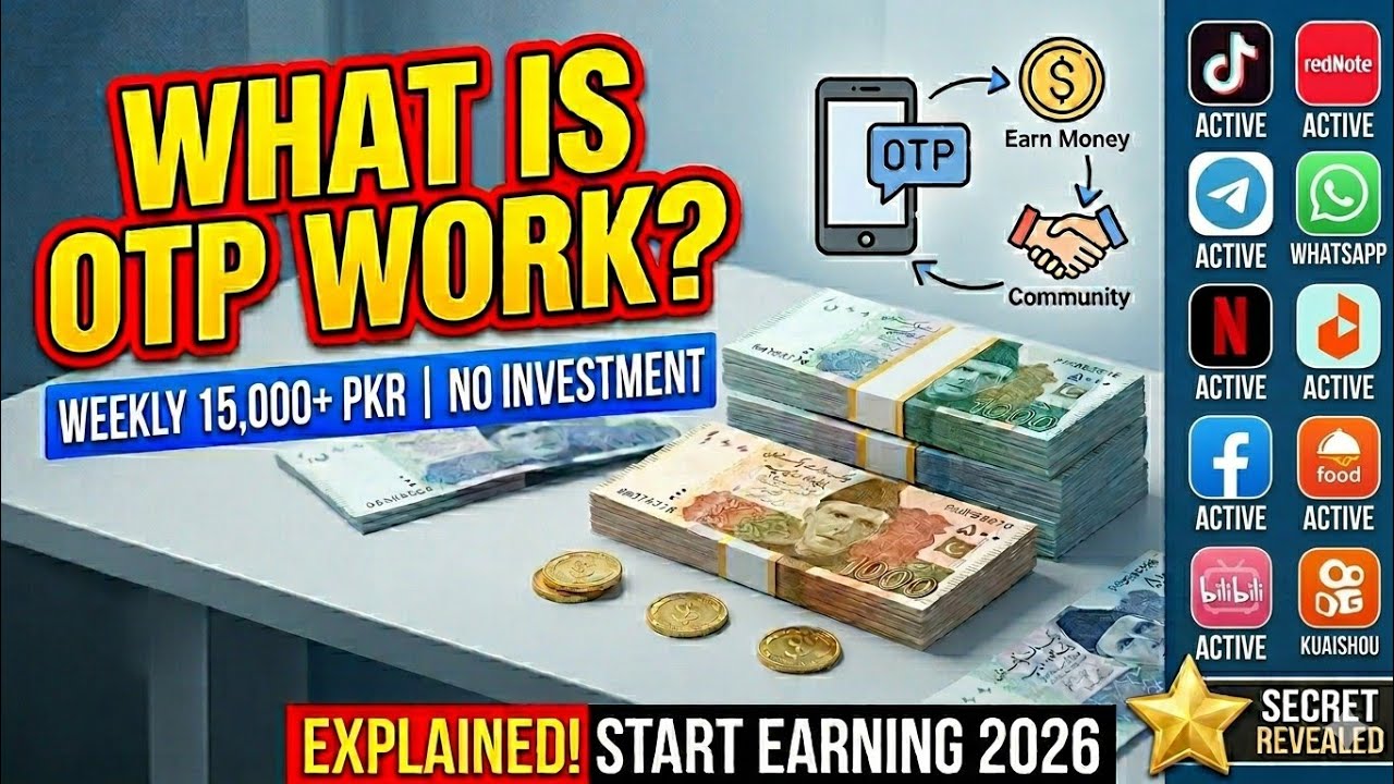What is OTP Work? How to Earn Money from OTP Work 2026 📱 | OTP Work Se Paise Kaise Kamaye