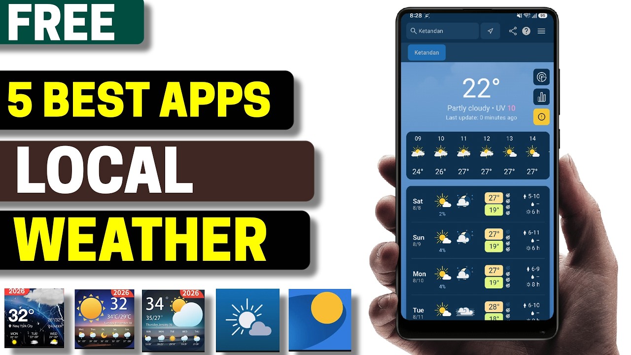 5 Best Free Local Weather Apps for Android 2026