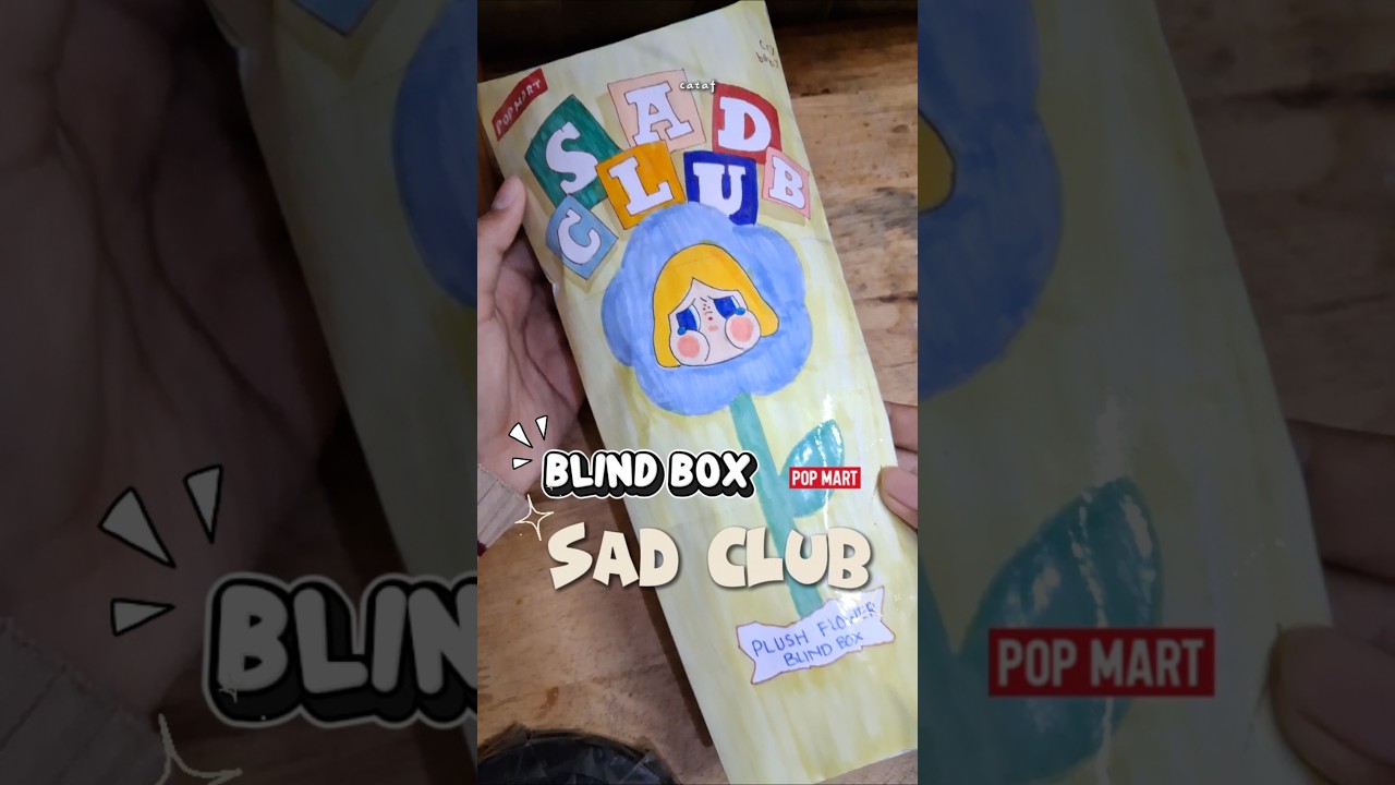 UNNOXING BLIND BOX SAD CLUB ||PAPER SQUISHY D.I.Y#unboxing#squishy#papersquishy#like#subscribe#diy#