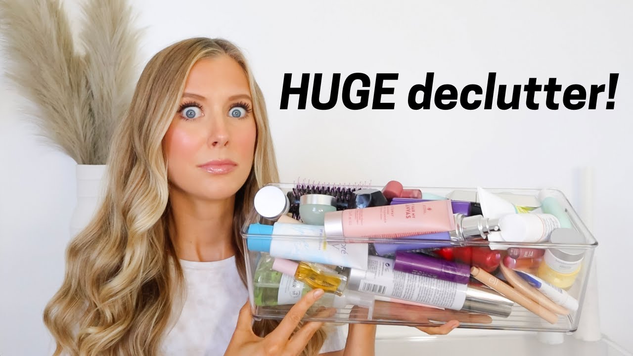 HUGE Declutter! Haircare, Skincare & Makeup Decluttering 2022