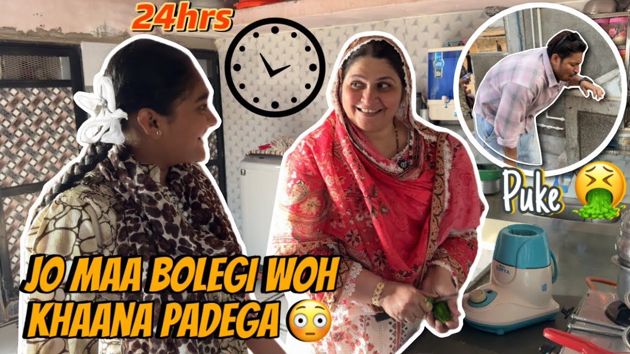 Spending 24 Hours Doing Whatever My Mom Says! (Mom vs. Son)