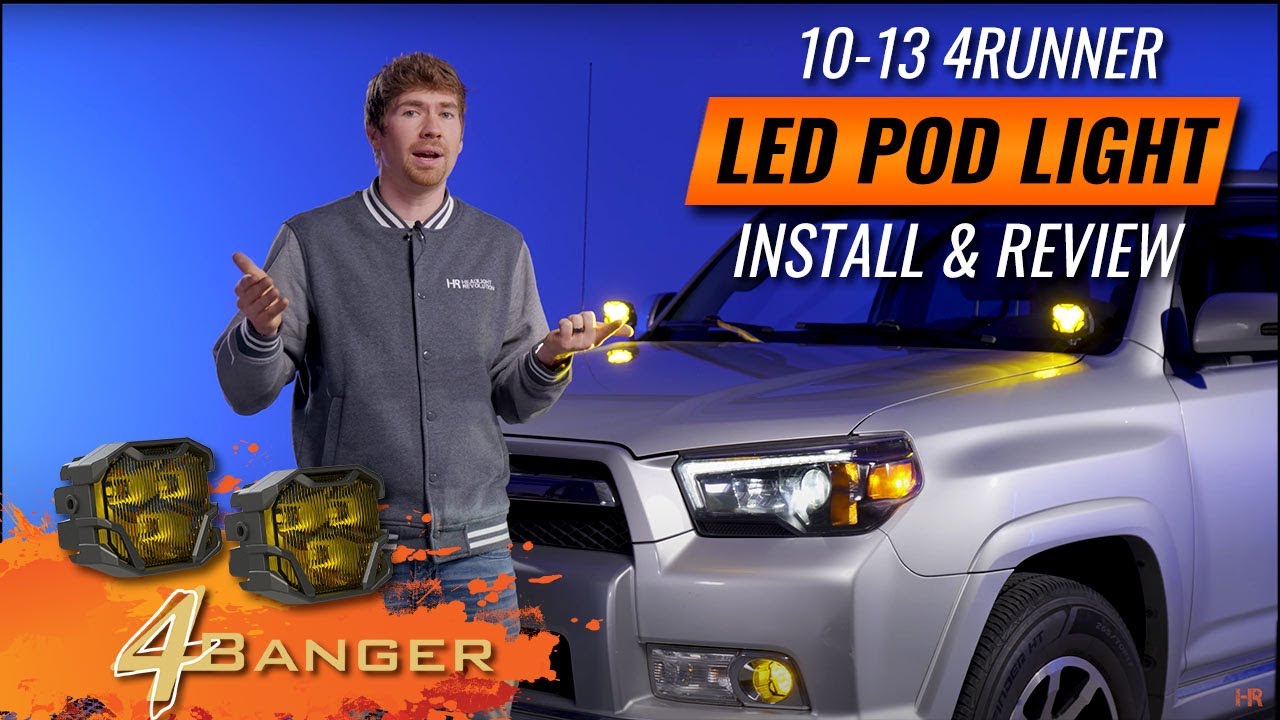 Morimoto 4Banger A-Pillar & Fog Light Kit for the 2010-2013 Toyota 4Runner | The BEST LED Pod Light
