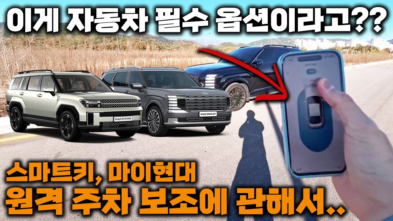 원격 주차 제대로 활용하는 방법!! l 꿀팁 포함 l 현대자동차 l 싼타페 l 팰리세이드