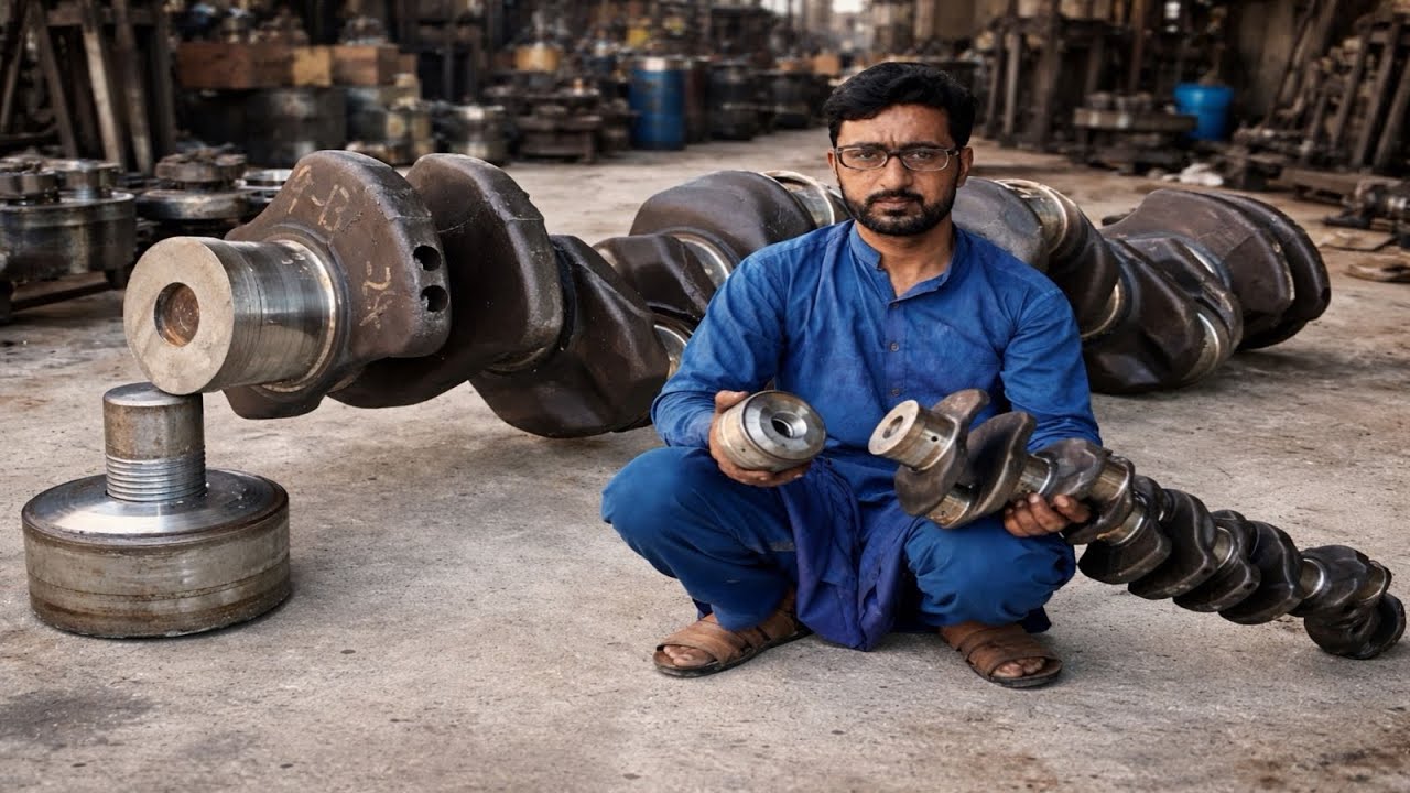 How Replacing a Single Broken Bolt Saved This Crankshaft Flywheel from Total Failure