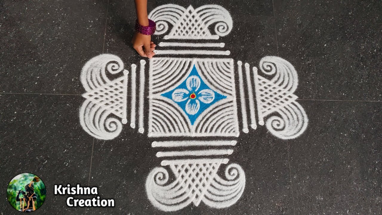 Thaipusam Special Padi kolam | 3*3 Thai Madham Padi Kolam Design | Beautiful Rangoli | Muggulu