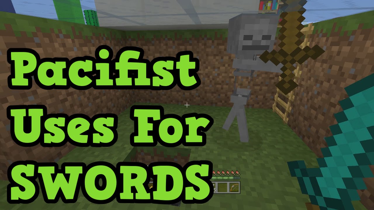 Minecraft Non-Violent Uses For Swords