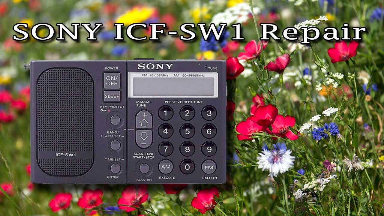 Sony ICF-SW1 Repair. Vintage Technology Workshop.