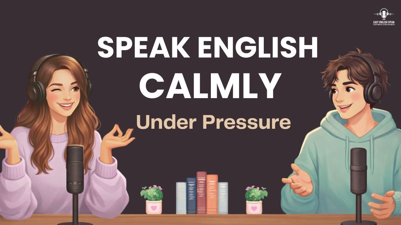 English Podcast For Learning English | How To Stay Calm and Speak English Under Pressure