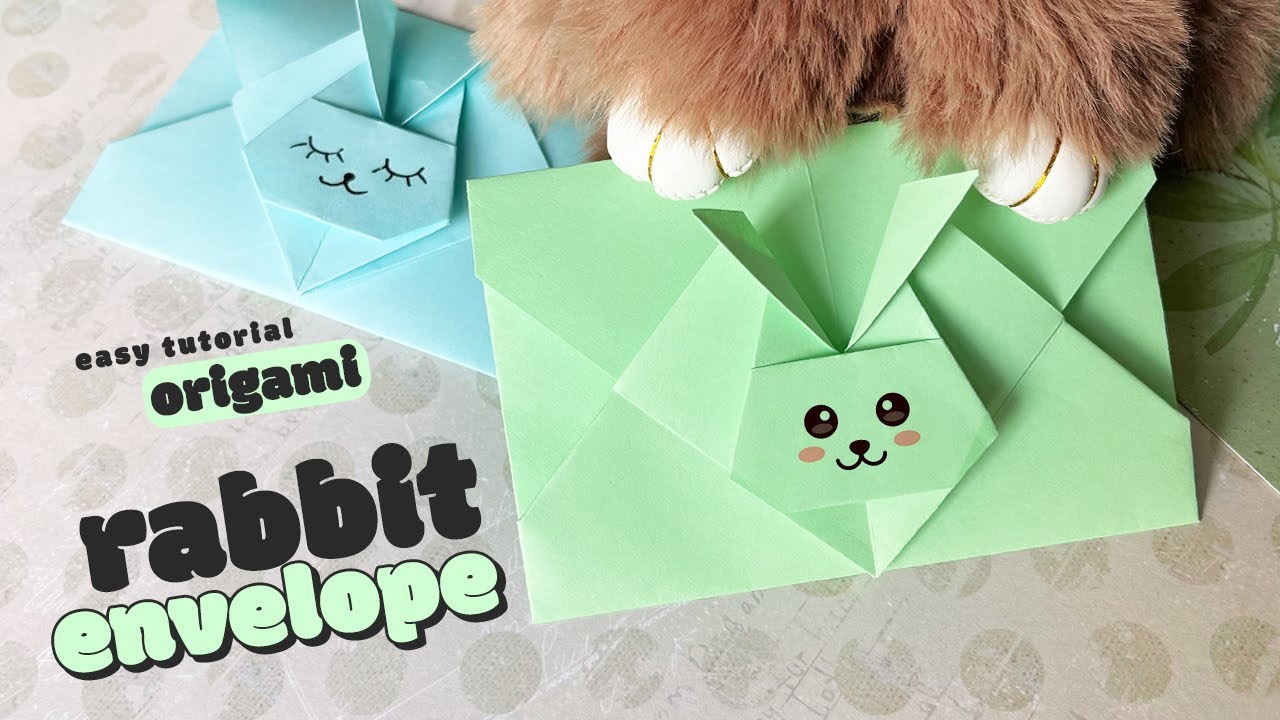 Envelope with Rabbit | Fun and Stylish Envelope Idea | Easy Tutorial