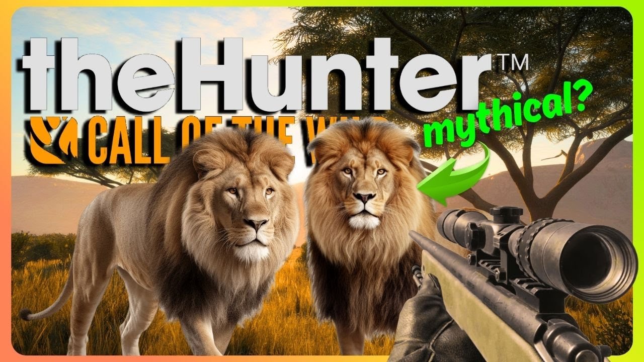 AFRİKADA EFSANEVİ ASLAN AVLADIM! | theHunter: Call of the Wild | Savanna
