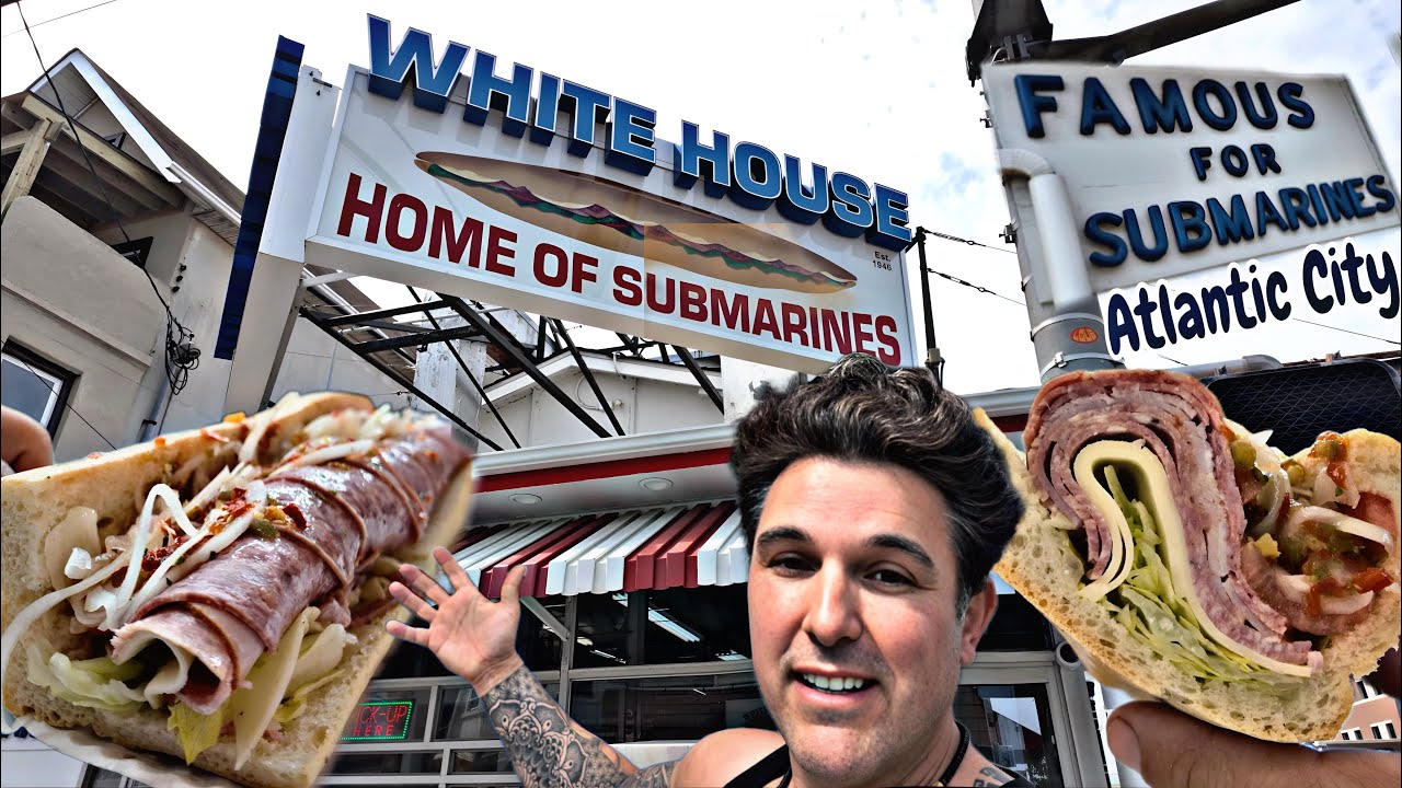 Знаменитый классический итальянский сэндвич «Саб» в Атлантик-Сити