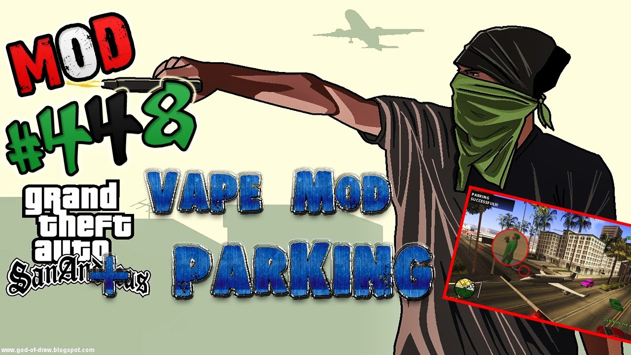 КУРИМ ВЕЙП И ПАРКУЕМ ТАЧКИ В GTA SAN ANDREAS