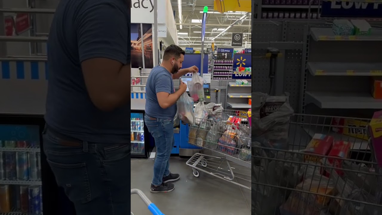 STEALING GROCERIES AT WALMART IN NORTH CAROLINA