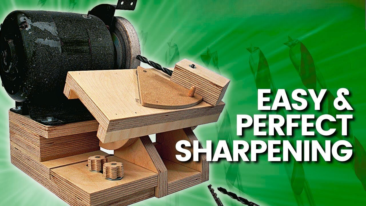 Sharpen Drill Bits With This Jig (Works Every Time)