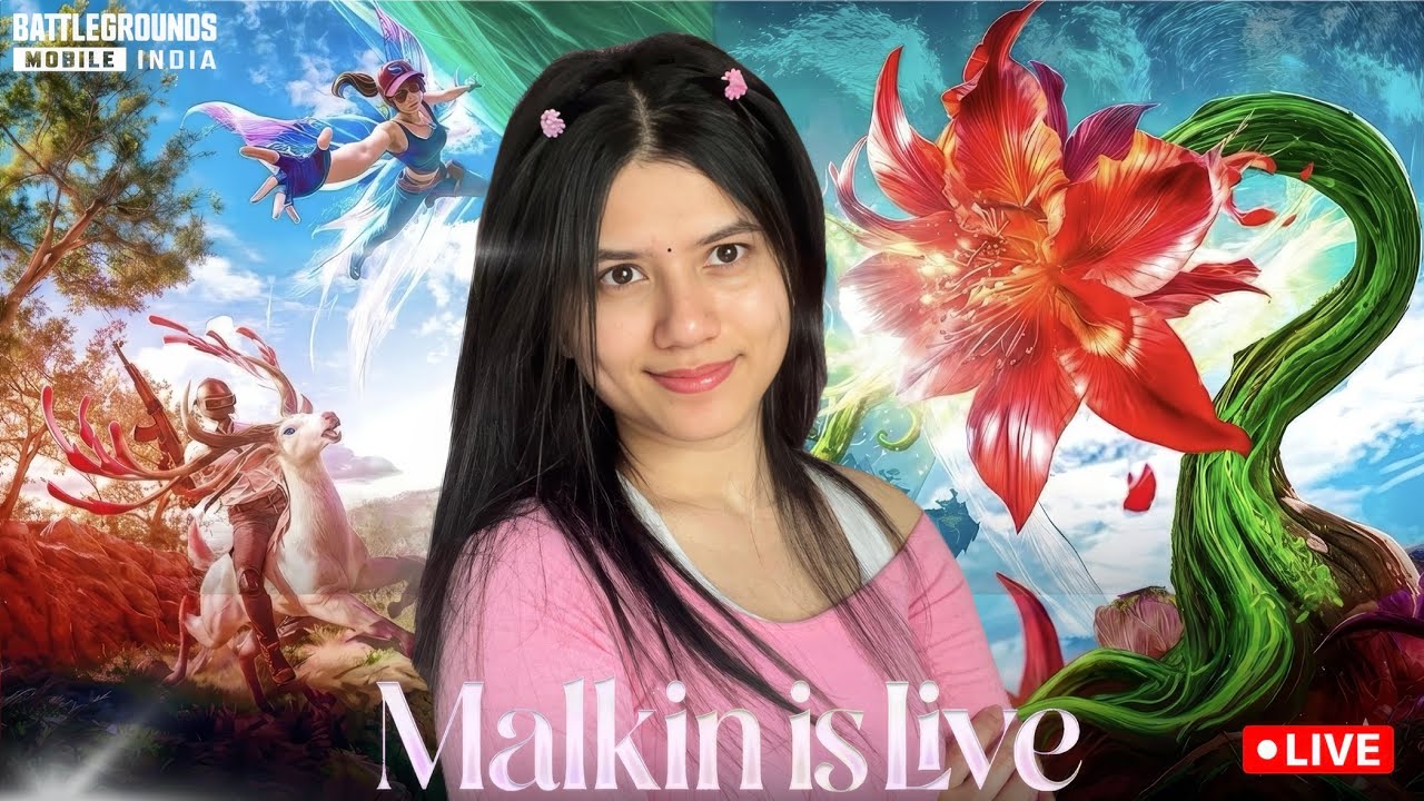 BABLII BADMOSHH IS HEREE💞ROAD TO 10K😉|RP GIVEAWAY AT 10K|FACECAM|#bgmi #malkinplays #shortstream
