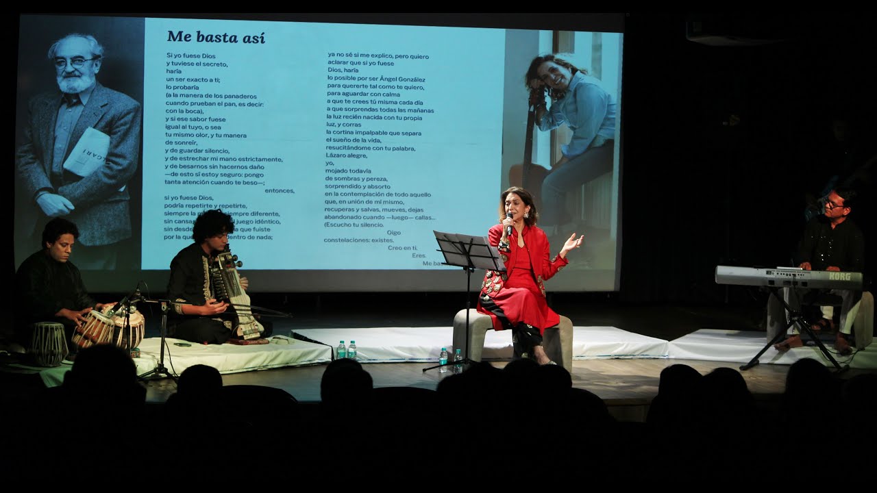 Interpreting Ángel González: Indian Vibes | A selection of his poems |  Concert | Minu Bakshi