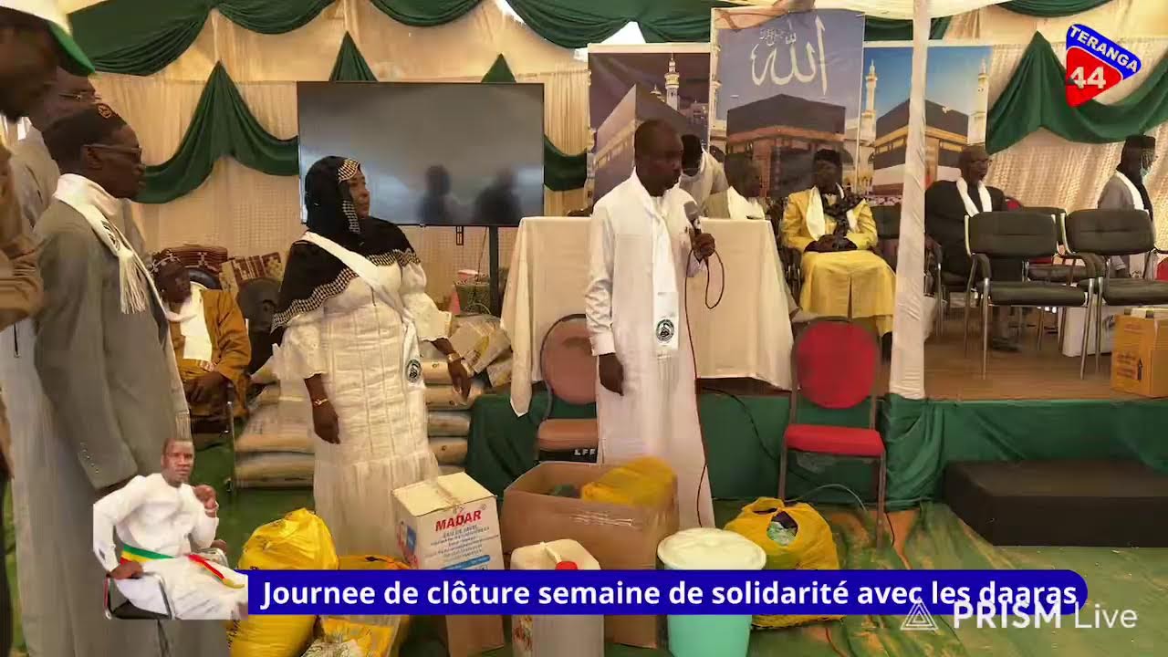 thiaroye gare Journee de clocture semaine de solidarité avec les  Daaras