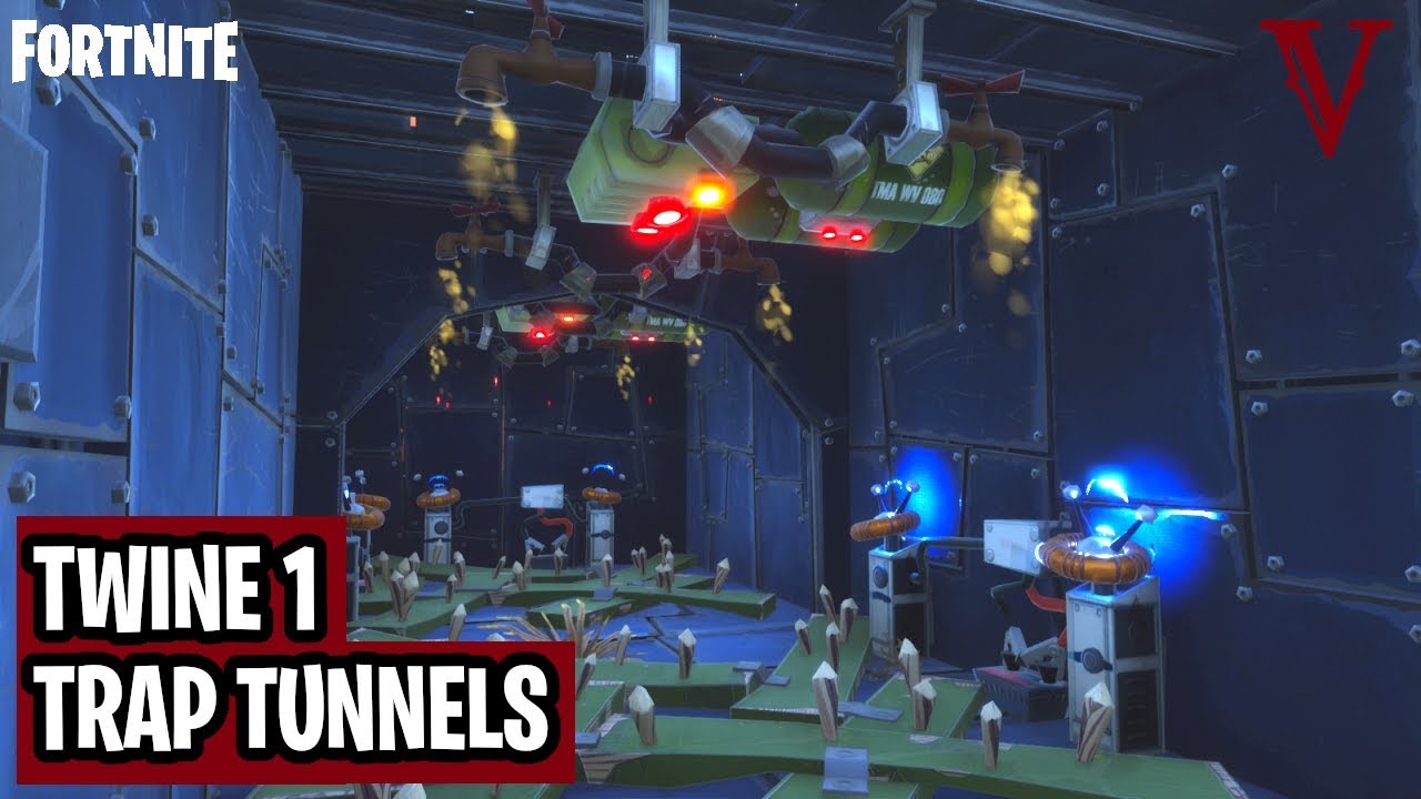 How to Build Trap Tunnels in Twine Peaks SSD 1  | Fortnite Save the World | TeamVASH