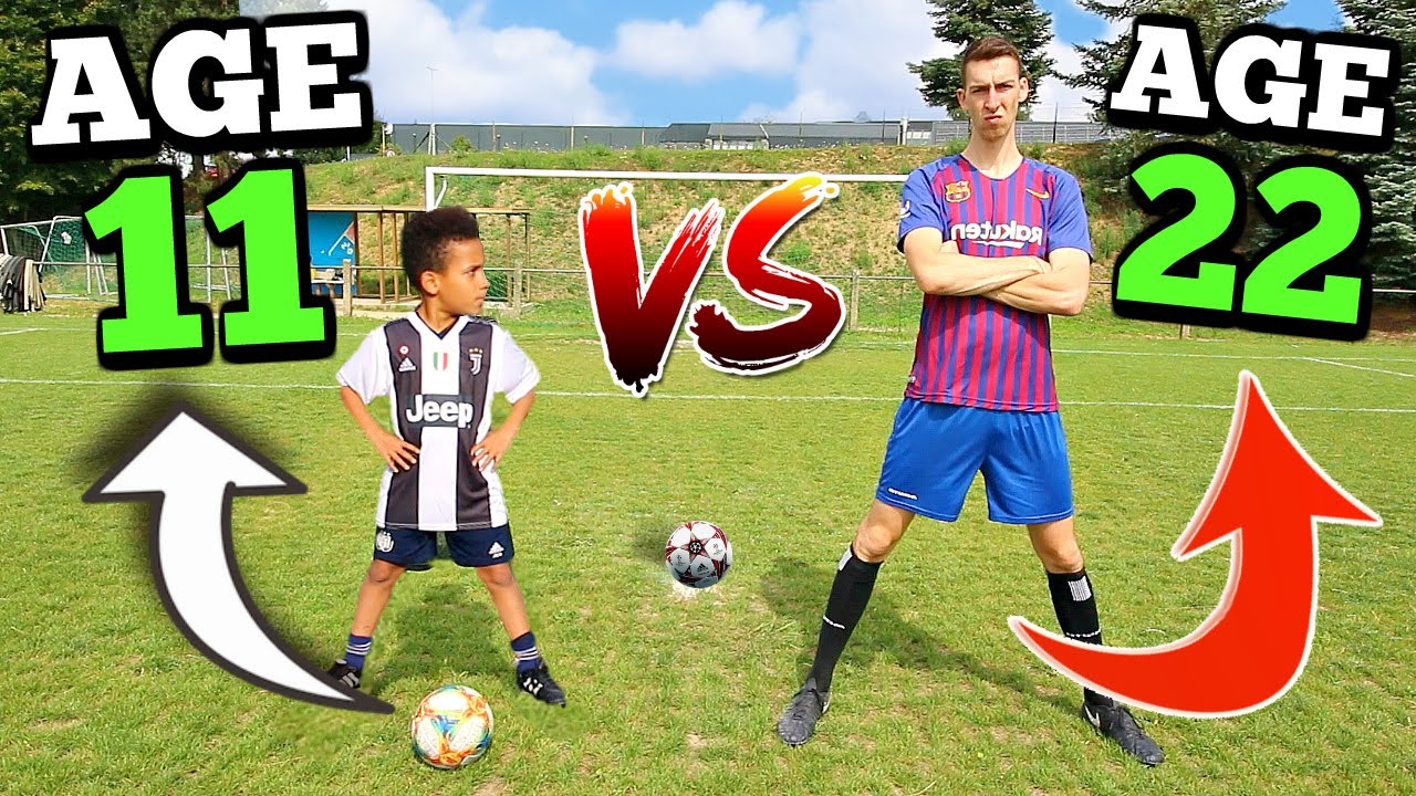 11 YEAR OLD VS 22 YEAR OLD EPIC PENALTY SHOOTOUT CHALLENGE (NEXT MESSI?)