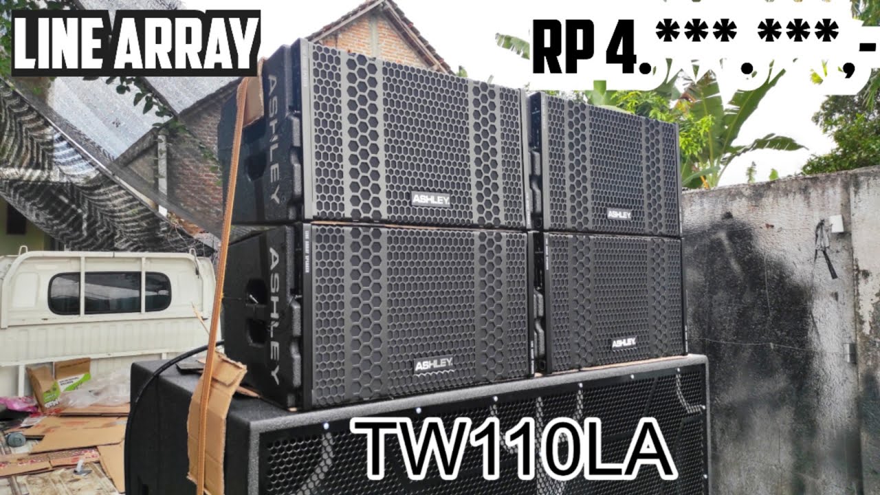 LINE ARRAY ASHLEY TW110LA // HARGA 4JT AN // CETAR MEMBAHANA
