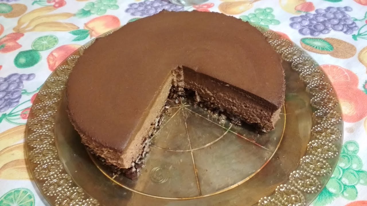 Torta al cioccolato e ricotta con base di riso soffiato senza cottura - Facciamo cose in cucina