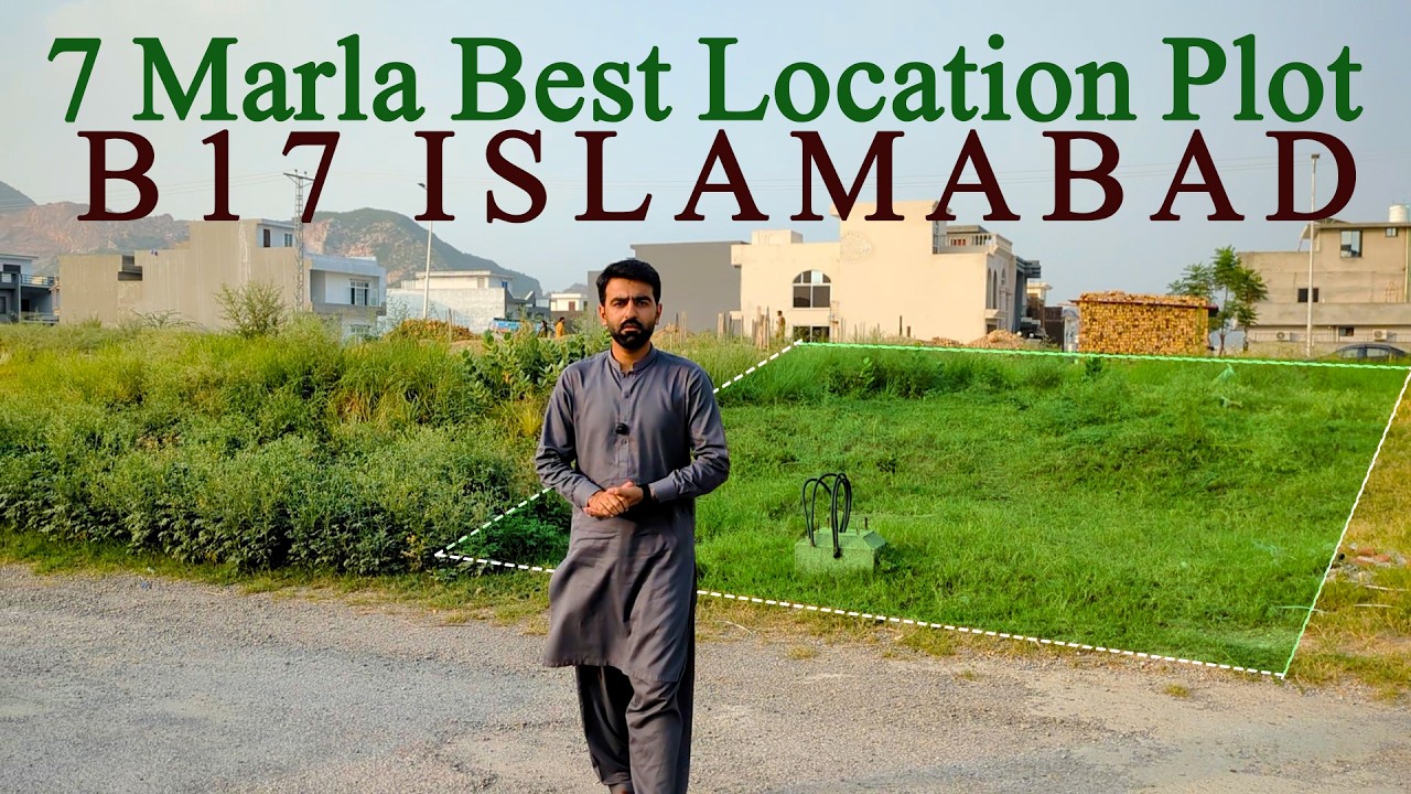 B17 Multi Garden Islamabad | 7 Marla Plot For Sale in F Block | Best For Living!