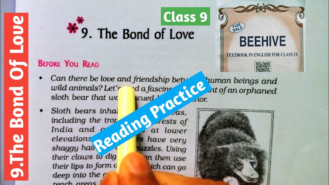 The Bond Of Love - Unit:9 - Class 9 English Textbook -Beehive - Reading Practice