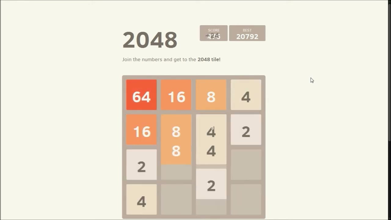 2048 Original - CPSGames.org | Online Free io Games