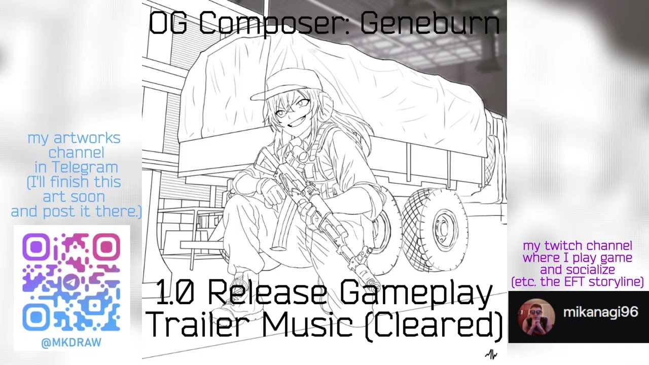 Geneburn - Escaping (Escape From Tarkov 1.0 Release Gameplay Trailer OST) (No Vocals)
